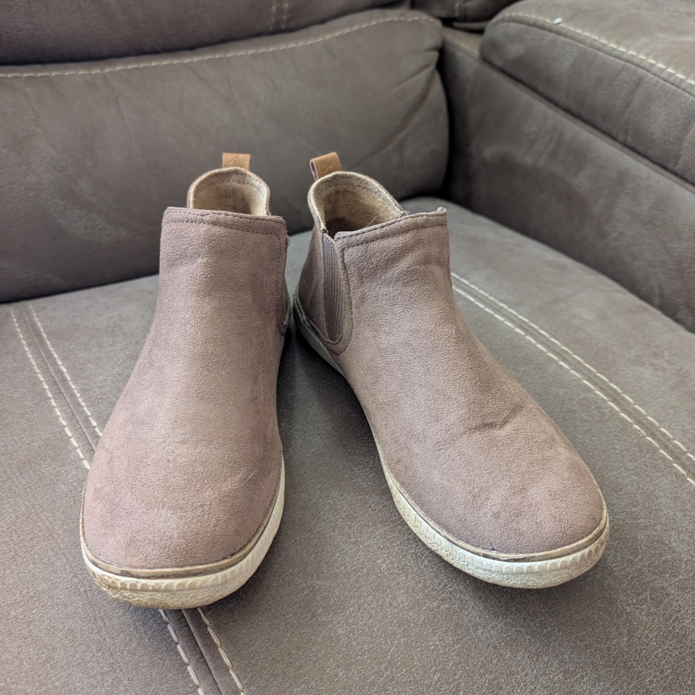Dr. Scholl's Brown Suede Ankle Boots